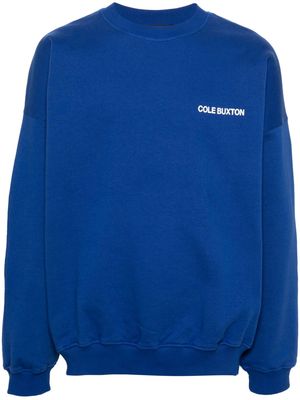COLE BUXTON CB Sportswear logo-print sweatshirt - Blue