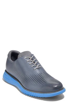 Cole Haan 2.ZeroGrand Laser Wing Derby in Folkstone Gray /Marina