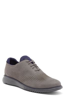 Cole Haan 2.ZeroGrand Laser Wing Derby in Tornado Nubuck/Pavement 