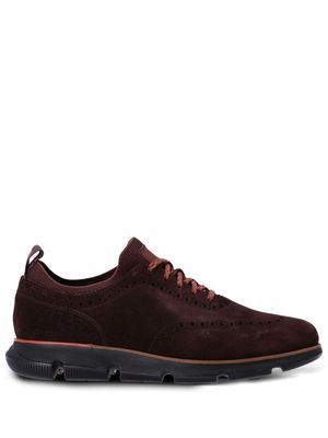Cole Haan 4.ZERØGRAND Oxford-style suede sneakers - Brown