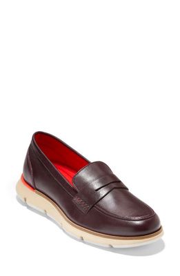 Cole Haan 4.ZeroGrand Penny Loafer in Pinot/Oat