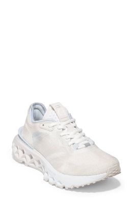 Cole Haan 5.ZeroGrand Embrostitch Running Shoe in White/Whit