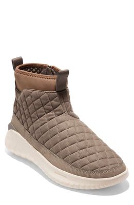 Cole Haan 5.ZeroGrand Reset High Quilted Sneaker in Light Whiskey/silver Birch