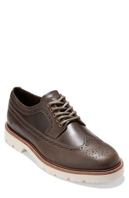 Cole Haan American Classic Longwing Derby in Ch Truffle/Egret
