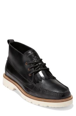 Cole Haan American Classics Kiltie Chukka Boot in Black/Egret