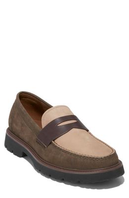 Cole Haan American Classics Penny Loafer in Ch Deep Olive/Ch Dark Latte
