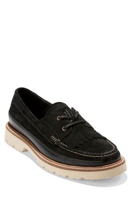 Cole Haan American Classics Ranger Moccasin in Black Leather
