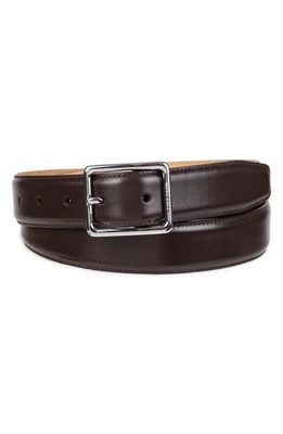 Cole Haan Center Bar Leather Belt in Brown