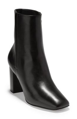 Cole Haan Chrystie Square Toe Bootie in Black Ltr