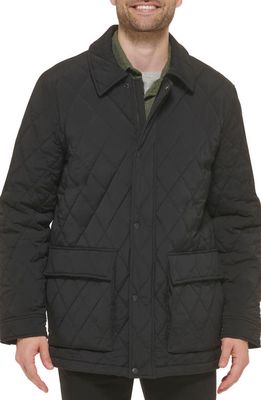 Cole Haan Diamond Quilted Jacket in Black
