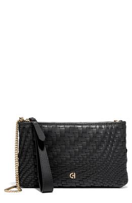 Cole Haan Essential Pouch Crossbody Bag in Black/Woven