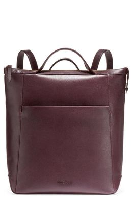 Cole Haan Grand Ambition Leather Convertible Backpack in Winetasting