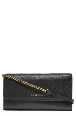 Cole Haan Grand Series Wallet on a Chain in Black