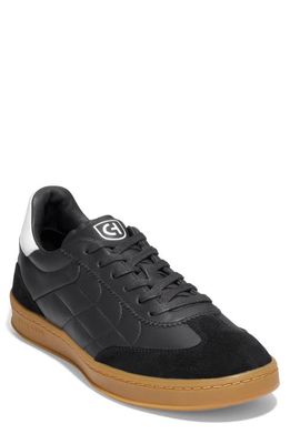 Cole Haan GrandPro Breakaway Leather Sneaker in Black/Nicotine Gum