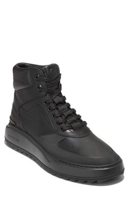 Cole Haan GrandPro Crossover High Top Sneaker in Black/Black