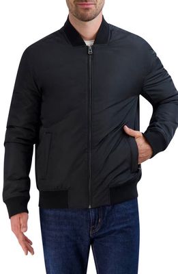 Cole Haan Insulated Bomber Jacket in Black