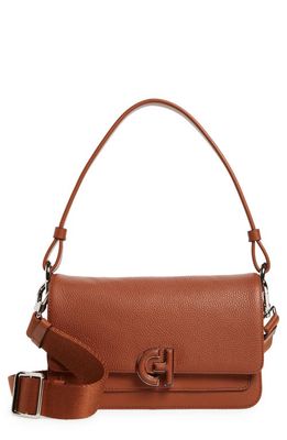 Cole Haan Mini Leather Shoulder Bag in New British Tan