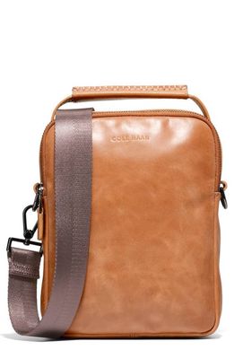 Cole Haan New American Classics Field Leather Crossbody Bag in Pecan