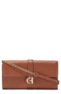 Cole Haan On a Chain Crossbody Wallet in British Tan