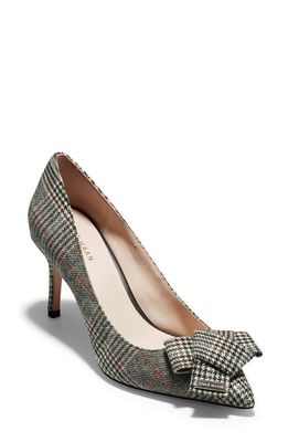Cole Haan Ophelia Pump in Black Natural Fabric