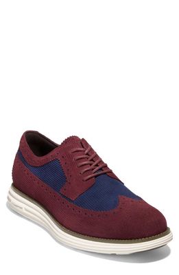 Cole Haan OriginalGrand Remastered Longwing Derby in Bloodstone/Evening