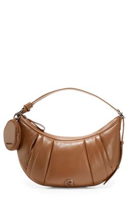 Cole Haan Quilted Leather Hobo Bag in Ch New Caramel