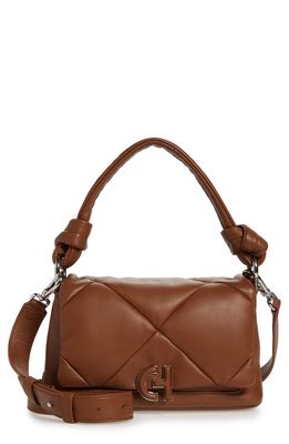 Cole Haan Quilted Leather Shoulder Bag in New Caramel