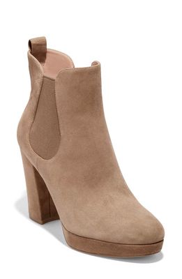 Cole Haan Remi Platform Chelsea Boot in Light Whis