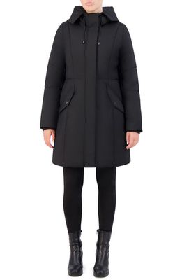 Cole Haan Signature Stretch Twill Parka in Black