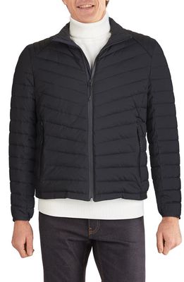 Cole Haan Stretch Quilted Jacket in Black