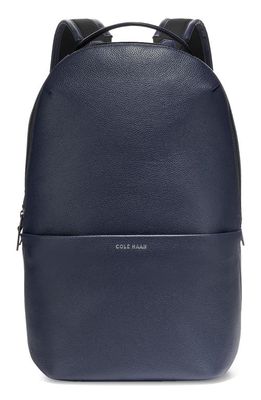 Cole Haan Triboro Leather Backpack in Navy Blazer