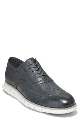 Cole Haan ZeroGrand Wingtip Derby in Turbulence/Monument