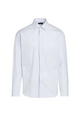 COLLECTION Grid Button-Front Shirt