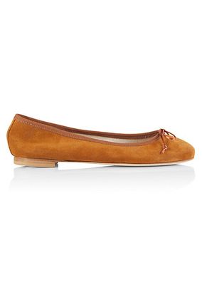 COLLECTION Suede Ballet Flats