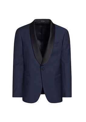 COLLECTION Wool One-Button Dinner Jacket