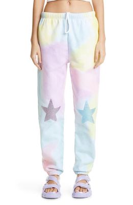 Collina Strada Embellished Cotton Joggers in Scholastic