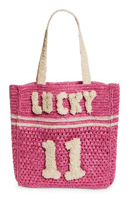 Collina Strada Home & Garden Canvas Tote in Hot Pink