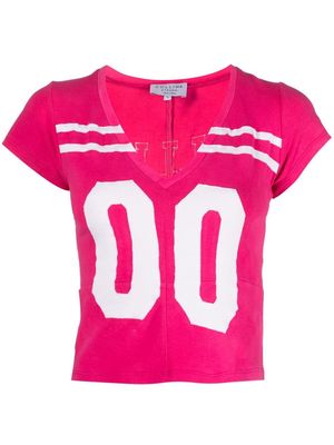 Collina Strada logo-print T-shirt - Pink