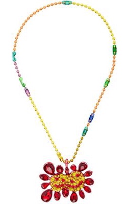 Collina Strada Red & Yellow Fasciation Necklace