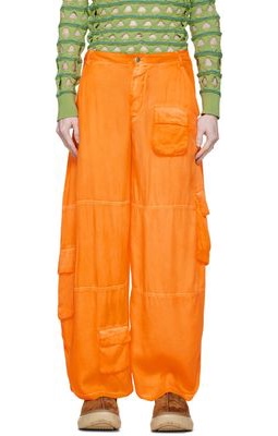 Collina Strada SSENSE Exclusive Orange Cargo Pants
