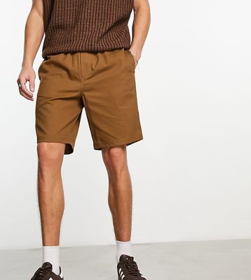 COLLUSION pull on shorts in tan-Neutral