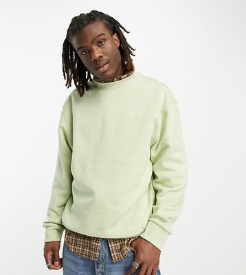 COLLUSION sweatshirt in light green