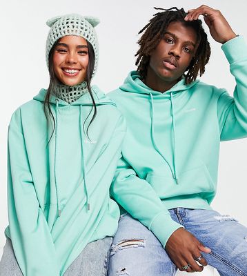 COLLUSION Unisex logo hoodie in light green
