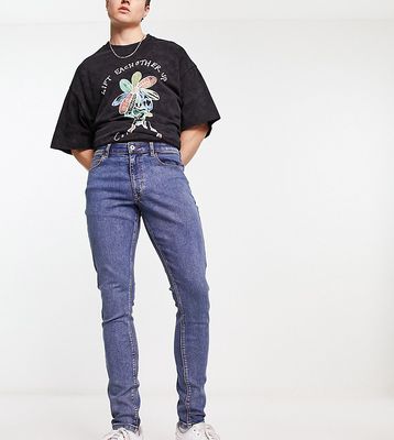 COLLUSION x001 skinny jeans in blue