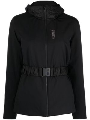 Colmar belted hooded ski jacket - Black