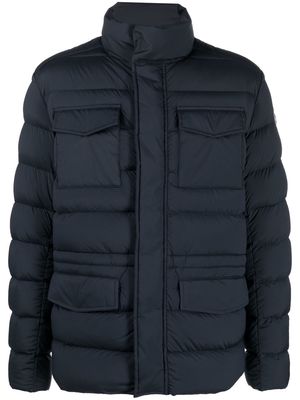 Colmar high-neck four-pocket padded jacket - Blue
