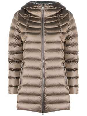 Colmar hooded quilted down coat - Brown