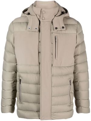 Colmar hooded quilted padded jacket - Neutrals