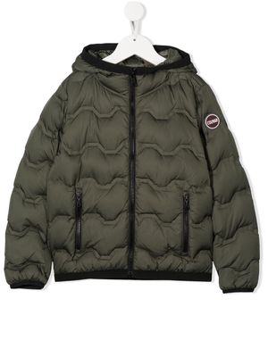 Colmar Kids down-feather hooded jacket - Green