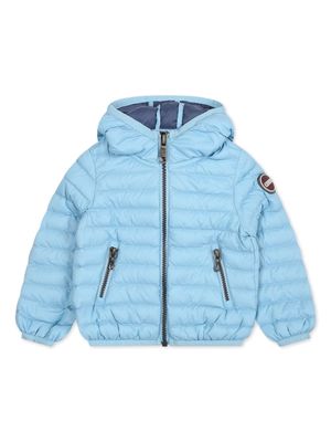 Colmar Kids logo-badge quilted jacket - Blue